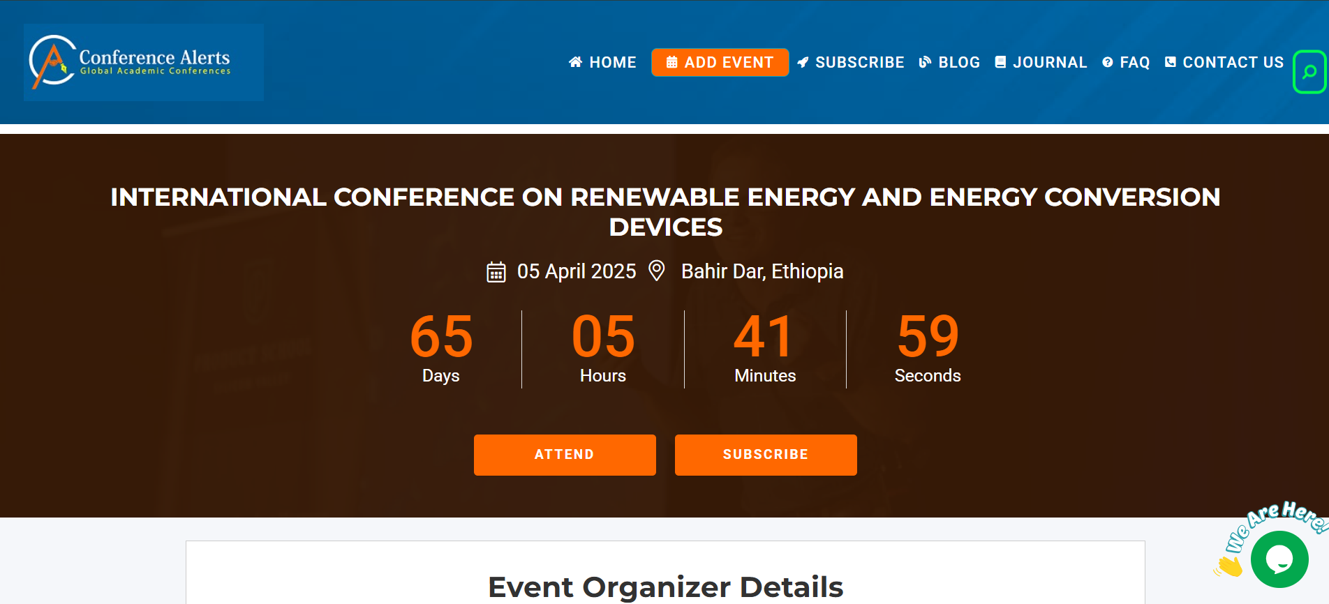 International Conference on Renewable Energy and Energy Conversion Devices